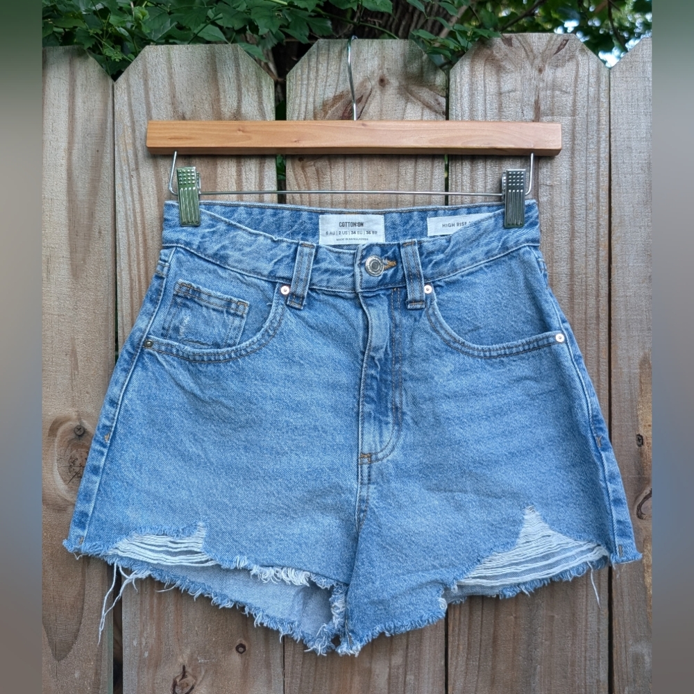 Cotton On Light Blue Jean Shorts